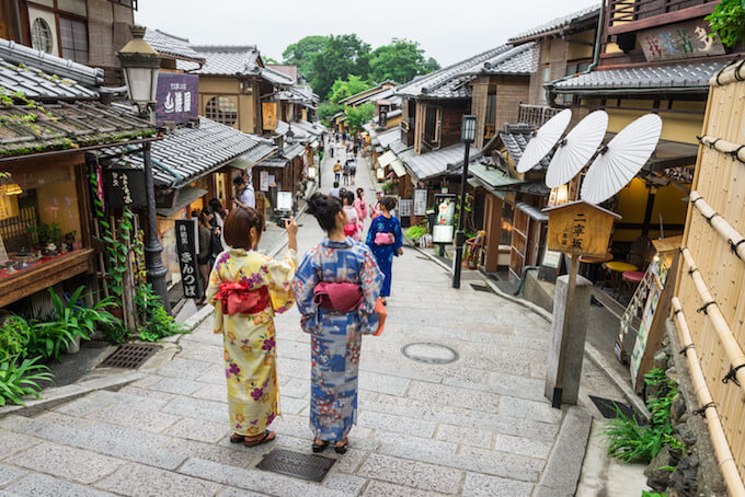 着物女性