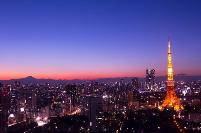 東京の夜景